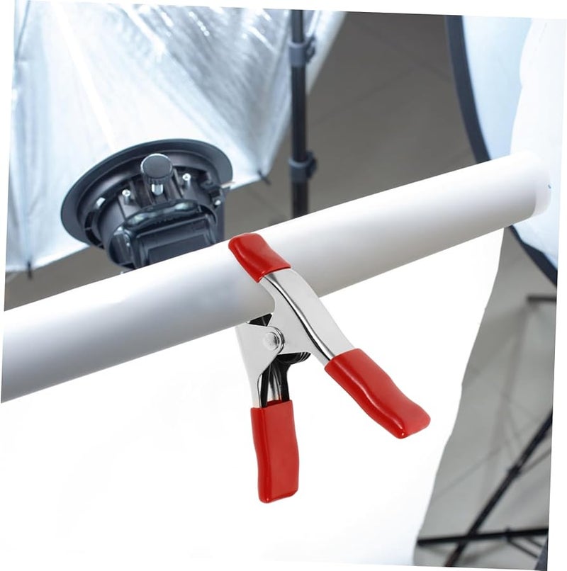 Red Plastic Clips For Backdrop Stand Holder Straps And Crafts - Image 3